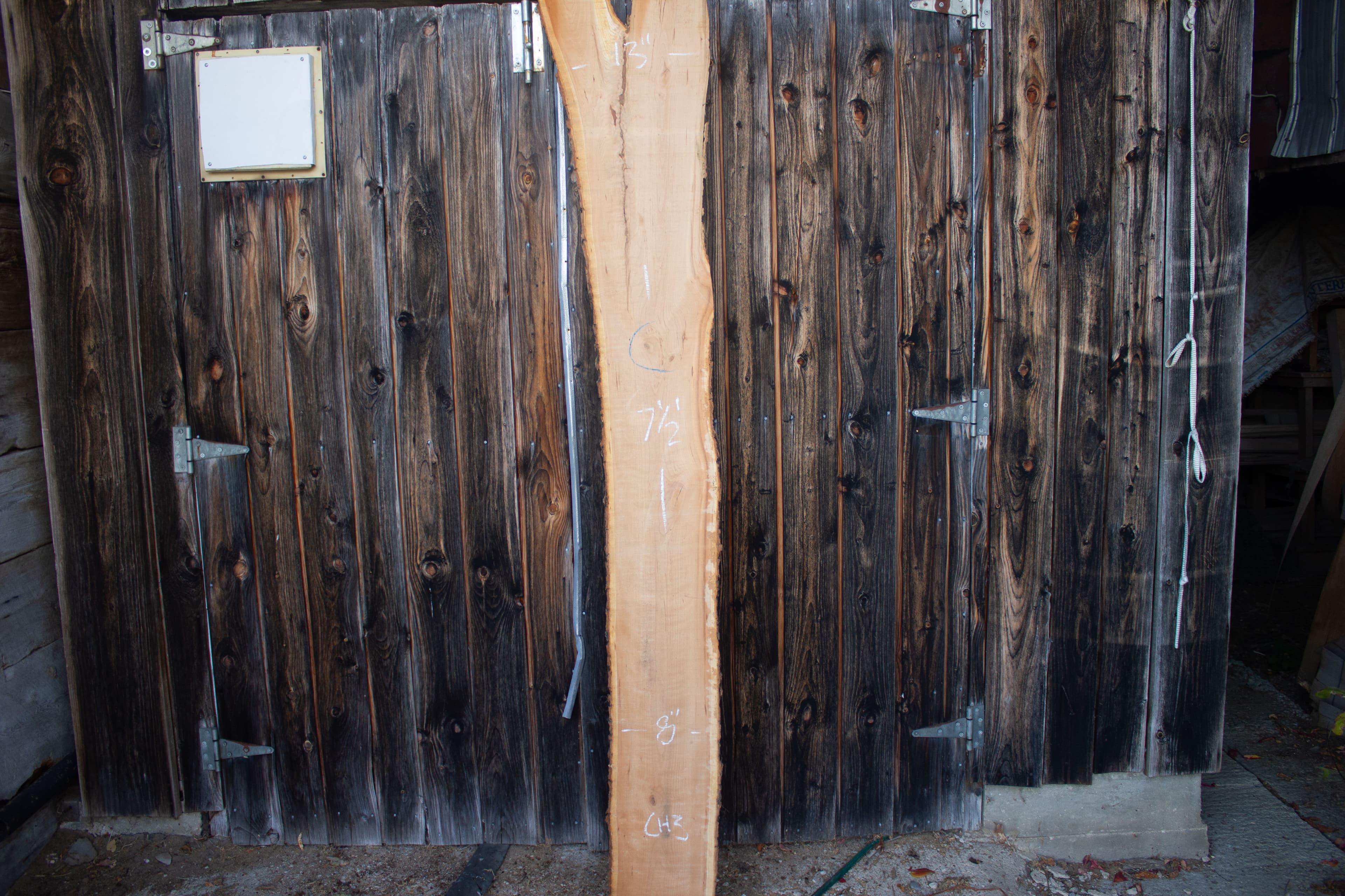 Cherry live edge slab - Cherry Live Edge Slab main view CH03